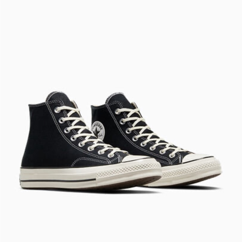Converse Chuck 70 Vintage Canvas Unisex High Top Black/Egret/Egret M 7.5 W 9.5
